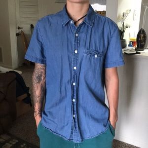 Jean button up.